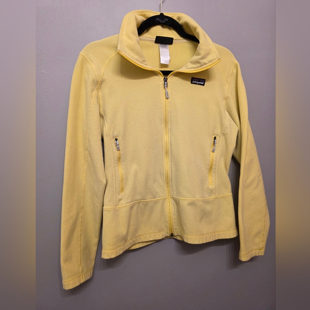 Patagonia Sunny Yellow Zip-Up Fleece